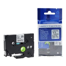 rillstab Cassette à ruban, noir/transparent, 18 mm x 8 m