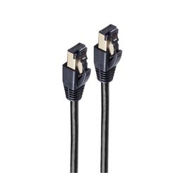 shiverpeaks BASIC-S Câble patch, Cat. 8, F/FTP, 7,5 m, noir