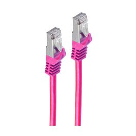 shiverpeaks Câble patch, Cat. 6A, S/FTP, 3,0 m, magenta