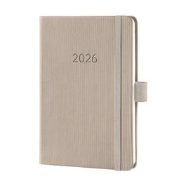 sigel Agenda de poche Conceptum 2026, env. A6, taupe