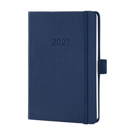 sigel Agenda de poche Conceptum 2027, env. A6, bleu foncé