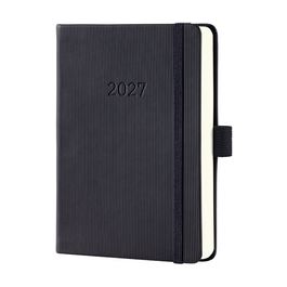 sigel Agenda de poche Conceptum 2027, env. A6, noir