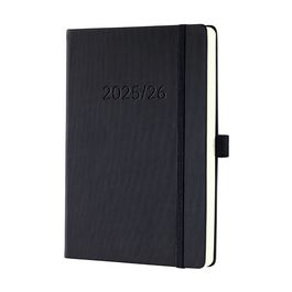 sigel Agenda planning Conceptum 2025/2026, env. A5, noir