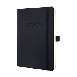 sigel Agenda planning Conceptum 2025/2026, env. A5, noir