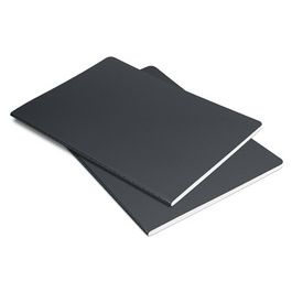 sigel Carnet Linescape, A5, quadrillé, gris foncé / gris x2