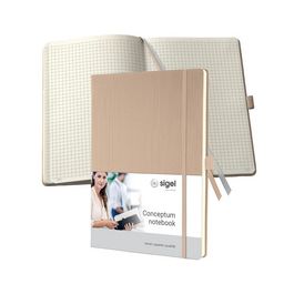sigel Carnet de notes Conceptum, A4, quadrillé, beige