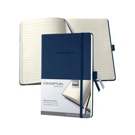 sigel Carnet de notes Conceptum, A5, ligné, bleu