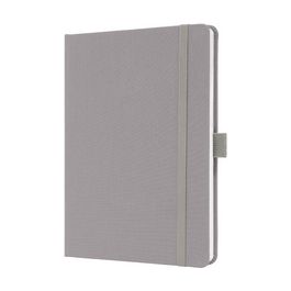 sigel Carnet de notes Jolie Feel, tissu, A5, ligné, gris