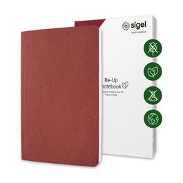 sigel Carnet de notes Re-Up, A5, quadrillé, rouge