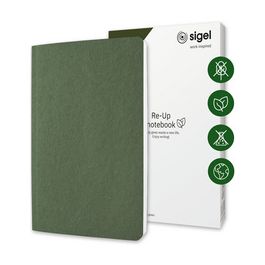 sigel Carnet de notes Re-Up, A5, quadrillé, vert mousse