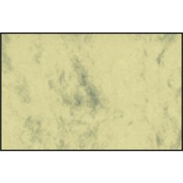 sigel Cartes de visite 3C, 85 x 55 mm, 225g/m2, beige marbré