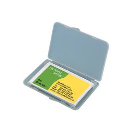 sigel Etui pour cartes de visite-Box, transparent, mat