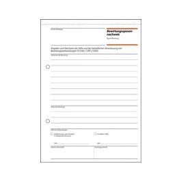 sigel Formularbuch "Bewirtungsspesennachweis", A5, 50 Blatt