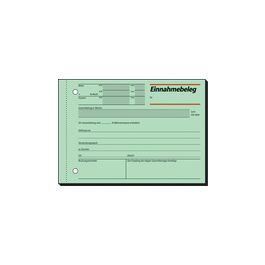 sigel Formularbuch "Einnahmebeleg", A6 quer, 50 Blatt
