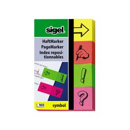 sigel Marque-page repositionnable Symbole, 50 x 20 mm