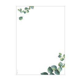 sigel Papier design "Eucalyptus", A4, 90 mm g/m2