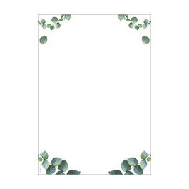 sigel Papier design "Eucalyptus", A4, 90 mm g/m2, 2 colonnes