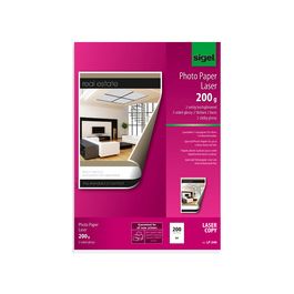 sigel Papier photo, A4, 135 g/m2, glossy recto-verso