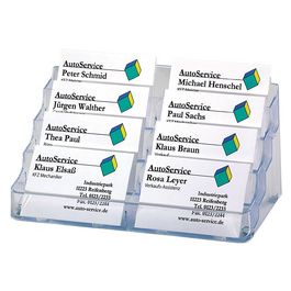 sigel Porte-cartes de visite, en plastique dur