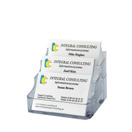 sigel Porte-cartes de visite, en plastique dur