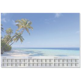sigel Sous-main bloc papier "Beach", 595 x 410 mm