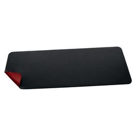 sigel Sous-main, similicuir, enroulable, noir/rouge