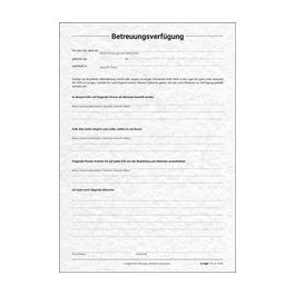 sigel Vordruck-Set "Patientenverfügung", DIN A4, 8 Blatt