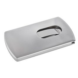 sigel étui pour cartes de visite "Snap", acier inoxydable,