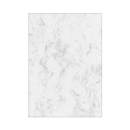 sigel papier marbré, A4, 200 g/m2, carton prestige, gris