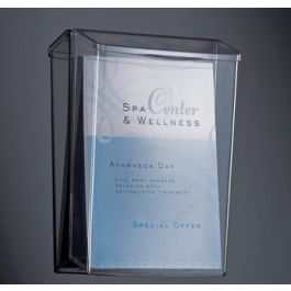 sigel support mural pour prospectus " acrylic", acrylique