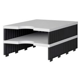 styro Unité d'extension styrodoc uno, 2 compartiments, noir/