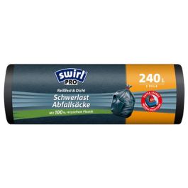 swirl Profi Sac poubelle renforcé, 240 litres, bleu foncé