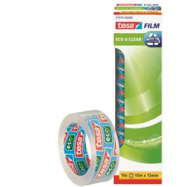 tesa Film Ruban adhésif Eco & clear,15 mm x 10 m,transparent