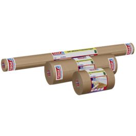 tesa Papier de protection, autocollant, 150mm x 50m, marron