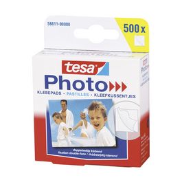 tesa Photo Pastilles adhésives pour photos, blanc, fixation