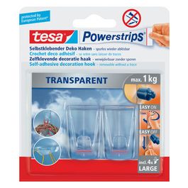 tesa Powerstrips CROCHET DECO adhésif XL, pour max. 1 kg