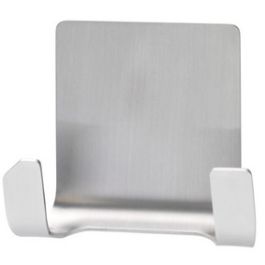 tesa Powerstrips CROCHET DOUBLE "WAVE" WATERPROOF, en inox