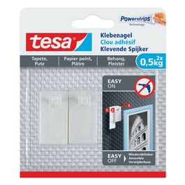 tesa Powerstrips Clou adhésif pour papier peint et plâtre