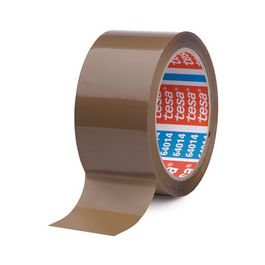 tesa Ruban adhésif d'emballage 64014, 50 mm x 66 m, marron x6