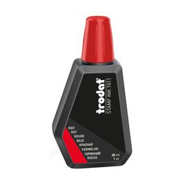 trodat Encre pour tampon encreur "7011", 28 ml, rouge