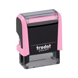 trodat Tampon automatique à texte Printy 4911 4.0, rose