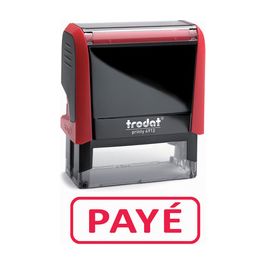trodat Tampon marqueur de texte XPrint 4912 "PAYÉ"