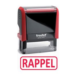 trodat Tampon marqueur de texte XPrint 4912 "RAPPEL"