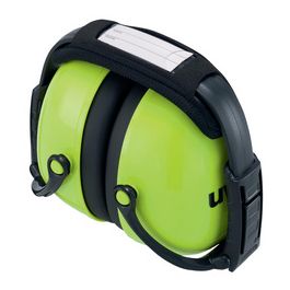 uvex Coquille anti-bruit K2, pliable, vert fluo