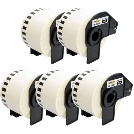 Ruban cassette compatible Brother DK22223 - blanc