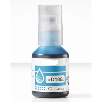 Bouteille d'encre compatible Brother BTD180C - cyan