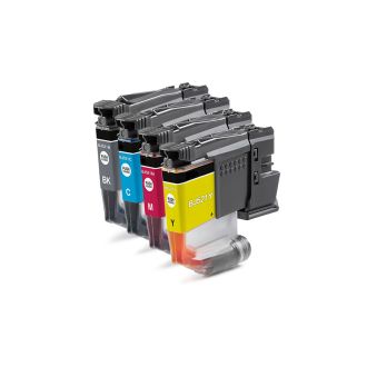 Cartouches compatibles Brother LC521VAL - multipack 4 couleurs : noire, cyan, magenta, jaune
