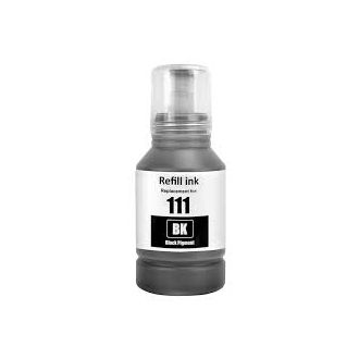 Bouteille d'encre compatible Epson C13T03M140 / 111 - noire