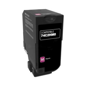 Toner compatible Lexmark 74C2HM0 - magenta