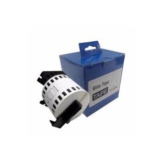 Ruban cassette compatible Brother DK22205 - blanc